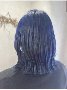 アルレン(Allen) コバルトブルー  ダブルカラー  レディース