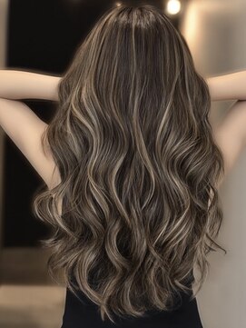 アポロ 横浜駅店(apollo) 細めクッキリハイライト/グレージュ/バレイヤージュ/レイヤー