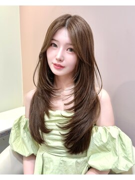 グロー 大宮(GLROW) 美髪縮毛矯正/ブリーチなしダブルカラー/髪質改善/顔まわり