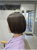 乾かしただけでまとまるボブ/丸みボブ/柏