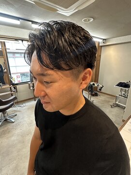 ジャンクス 千葉(junks) ショートアップバング/緩めパーマ/juri