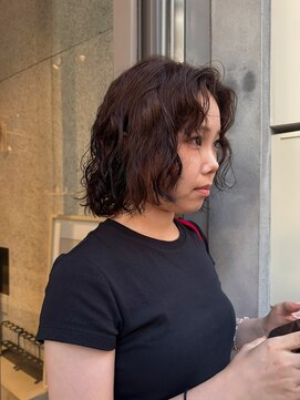 ヴァンダンジュ(Vendange) ほわほわボブパーマ