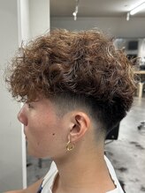 スペインカール×カラー メンズパーマ/メンズカット/立川/スペインカール