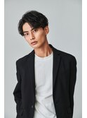 men's/メンズ/ブルーブラック/フェザーパーマ/ダウンパーマ/池袋