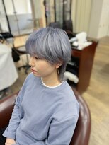 ハピネス 王寺店(Happiness)&nbsp;中性ウルフ マッシュウルフ ハイトーン メンズライク 奈良王寺