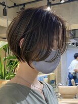 CLAPS ami 金沢八景【4月3日 NEW OPEN(予定)】 金沢文庫ショートカット切りっぱなしボブ白髪ぼかしハイライト