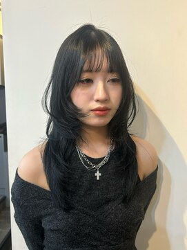 ジュール 池袋(Joule) ブルーブラック×ハッシュカット【池袋】