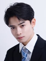 リップス 表参道店(LIPPS) ビジネス就活ナチュラルかきあげショートツーブロ刈り上げなし