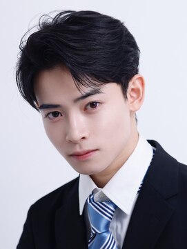 リップス 表参道店(LIPPS) ビジネス就活ナチュラルかきあげショートツーブロ刈り上げなし