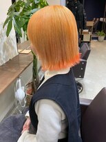 バランス 原宿 表参道(balance)&nbsp;ホワイトオレンジ×裾カラー