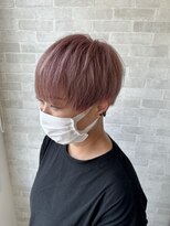 カットウェルズ ラブコオリヤマ 郡山店(Cut Well's Love Koriyama) ワンホンレイヤー/ミルクティーブロンド/ダークブルー/郡山