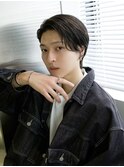 メンズセンターパート