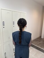 ソソ(soso.)&nbsp;ダークパープル/ナチュラルショート/夏のヘアアレンジ/木更津