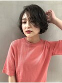 【mee.】 前下がり 耳かけ ボブ