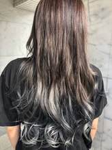 クラウンヘアー(crown hair) グレージュアッシュグラデーションカラー