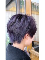 クルニエ(crenier)&nbsp;crenierで作るコンパクトショート＠ブルーバイオレット●