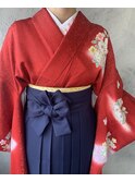 卒業式袴着付け