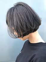 アルバム 新宿(ALBUM SHINJUKU)&nbsp;シルバーグレイハイライト_セシルカットココアブラウン_ba285693