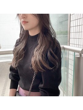 グランジュ 京橋店(granze) インナーカラー×ミルクティーラテ