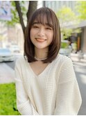 ミルクティーブラウン くすみカラー