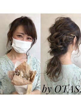 オータス(OTAS.) #パーティーアレンジ#ヘアセット