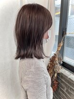 プラグ バイ ネオリーブ(plug by neolive)&nbsp;外はねミディアム/ボブルフ/ショコラベージュ