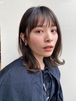 ガーデン オオタカノモリ(garden otakanomori)&nbsp;ニュアンスショコラベージュベビーバングコンパクトミディアム