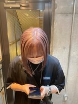 ゲーム 吉祥寺店(GAME)&nbsp;ダブルカラーピンクベージュケアブリーチハイトーンカラー