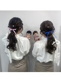 【ヘアセットサロンfrst】推し活にオススメ♪ポニーアレンジ