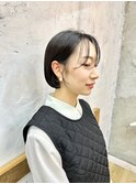 ミニボブ×黒髪