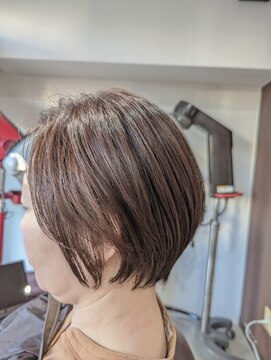 スウィープ 札幌大通(sweep) ナチュラルショートボブ