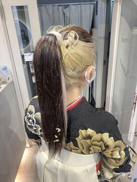 テトラ バイ ネオリーブ 横浜西口店(tetra by neolive) ＊卒業式タイトハイポニーテール＊[横浜/横浜駅]