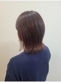 春ピンク×外はねボブ☆