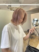 ユー(yew)&nbsp;ぷつっとbob＋pinkbeige