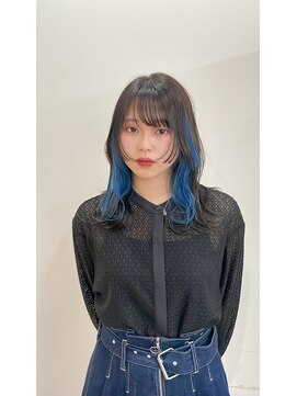 サクラ オモテサンドウ(SAKURA) インナーカラーブルー/表参道
