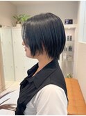 加藤【高円寺】ウルフショート/顔周りカット/アッシュグレージュ