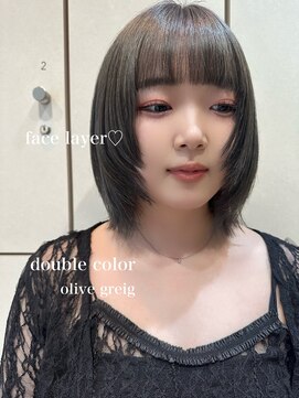 ヴァネッサ VANESSA オリーブグレージュ×渡辺りん