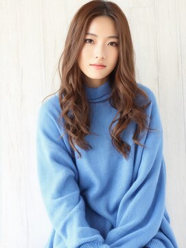 インデックスヘアー 亀戸店 20代30代40代モテ髪ふんわりカール小顔ピンクアッシュ