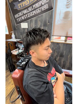 ノームコア(NORM CORE) ツーブロックショート