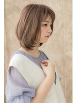 カバーヘア ブリス 大宮西口(COVER HAIR bliss) ミルクティーベージュレイヤーカットボブルフ310X大宮20代30代