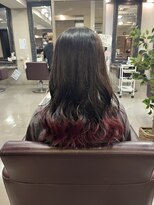 リファイン 羽村店 裾カラー/エンドカラー/毛先カラー/ピンクカラー/ダブルカラー