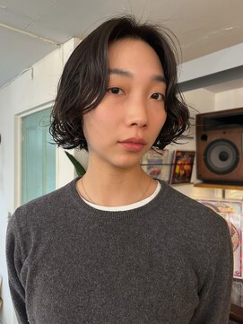 アンプラグド(unplugged) フレンチボブパーマ