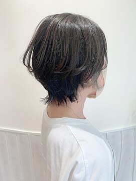 ネオリーブカップ 町田店(Neolive capu) ショートボブウルフ メルティカラー 似合わせカット