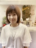 切りっぱなしボブ