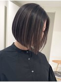 ハイライトバレイヤージュダブルカラーケアブリーチ30代40代