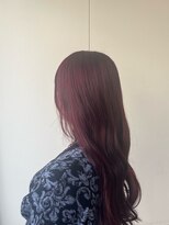 カシェ リタ ヘアー(CACHE'&RITA HAIR)&nbsp;ワインレッド◯ブリーチ履歴あり