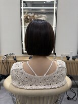 ロンドプロフィール 浦和(Lond profil)&nbsp;イメチェン　ボブ　外ハネボブ　美髪　ホワイトブロンド　韓国