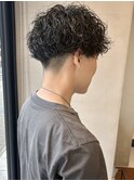 メンズ/マッシュ/刈り上げ/波巻き/無造作/大矢