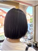 ナチュラルストレートボブ