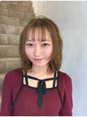 透明感たっぷりイエローベージュ